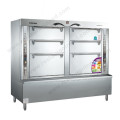 Commercial Restaurant Equipment 2 Doors With Single Controller Electric Seafood Steamer